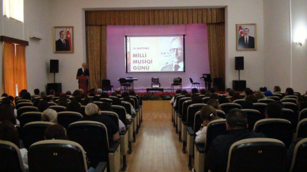 Tərtərdə Üzeyir Hacıbəylinin 140 illik yubileyi və Milli Musiqi Günü qeyd olunub