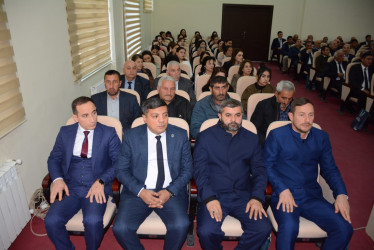 Tərtərdə “Zəfərə aparan yol: Milli və dini həmrəyliyimiz” mövzusunda konfrans keçirilib