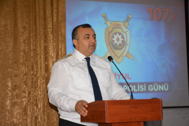 Tərtərdə polis işçilərinin peşə bayramı günü münasibəti ilə tədbir keçirilib
