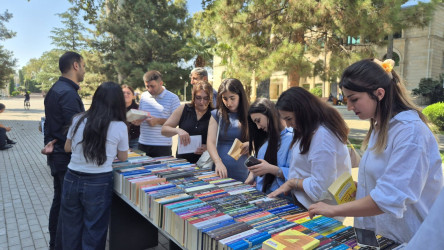 Tərtərdə “Kitab karvanı” layihəsi həyata keçirilib.