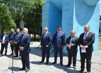 Qaradağlı kəndində 200 ailəyə texniki su çəkilib
