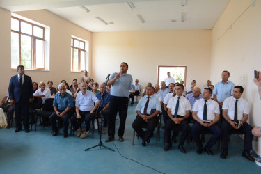 Rayon rəhbərinin növbəti səyyar-qəbul görüşü Bala Kəngərli kəndində keçirilib