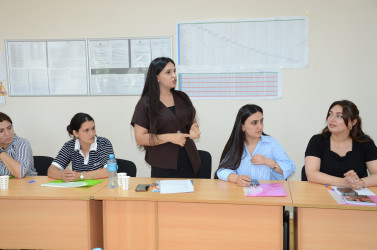 Tərtərdə “Gender problemləri” mövzusunda “dəyirmi masa” keçirilib