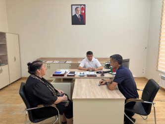 Tərtər Rayon İcra Hakimiyyətində mütəmadi olaraq vətəndaşların müraciətləri dinlənilir