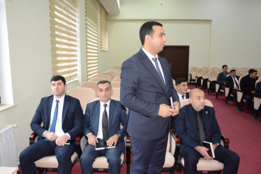 Tərtər Rayon İcra Hakimiyyətində aparat müşavirəsi keçirilib