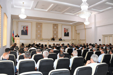 Ağdamda “Fövqəladə halların xəbərdar edilməsi sahəsində koordinasiyanın gücləndirilməsi, birgə fəaliyyətin təşkili və mövcud problemlər” mövzusunda müşavirə keçirilib