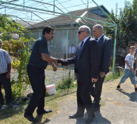 İcra başçısı Vətən müharibəsi şəhidi Mirzəli Rəşadın bibisinin yas mərasimində iştirak edib