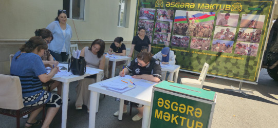 Tərtərdə “Əsgərə məktub” layihəsi həyata keçirilib