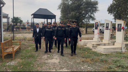 Vətən Müharibəsi şəhidi Məmmədli Sənanın şəhadətə qovuşmasının 6-cı ildönümü münasibətilə məzarı ziyarət olunub