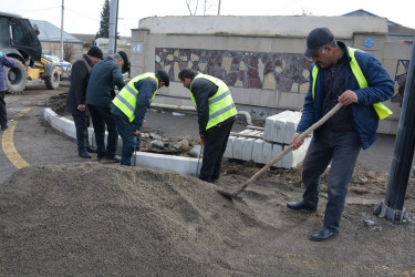 Tərtər şəhərində abadlıq-quruculuq işləri davam etdirilir