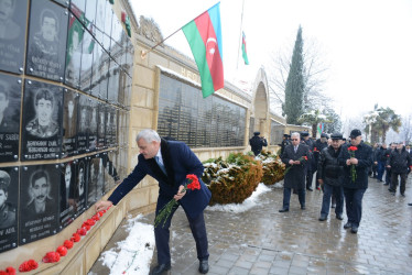 Tərtərdə 20 Yanvar faciəsinin otuz altıncı ildönümü ilə bağlı tədbir keçirilib