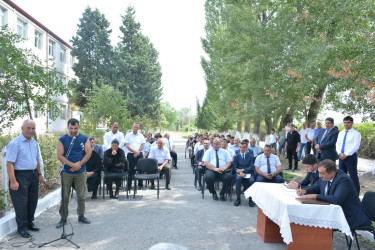 Rayon rəhbərinin Səhləbad kəndində növbəti səyyar qəbul-görüşü keçirilib