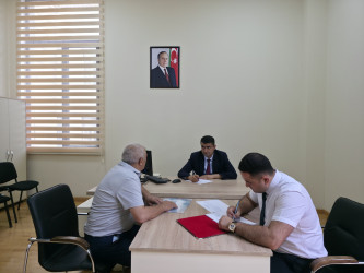 Tərtər Rayon İcra Hakimiyyətində vətəndaşların müraciətləri dinlənilib