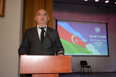 “Konstitusiya və Suverenlik İli -2025  ”  : “18 oktyabr–Azərbaycan Pespublikasının  Dövlət Müstəqilliyinin bərpası günüdür”
