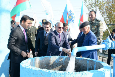 Tərtər rayonunun Səhləbad kəndində 8 Noyabr - Zəfər Günü münasibətilə 500-dən artıq sakinə texniki su xətti çəkilib.