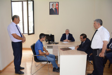 Rayon rəhbəri tərəfindən növbəti dəfə vətəndaşların müraciətləri dinlənilib