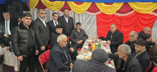 Tərtədə birinci Qarabağ müharibəsi şəhidi Sabir Kərimovun övladının toy şənliyi keçirilib