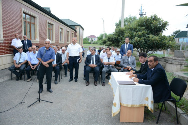 Tərtər Rayon İcra Hakimiyyətinin başçısı Müstəqim Məmmədovun növbəti səyyar-qəbul görüşü Bala Kəngərli kəndində keçirilib