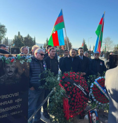 Birinci Qarabağ müharibəsi şəhidi Nofəl Əsgərovla vida mərasimi keçirilib