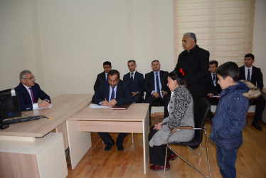 Rayon rəhbəri tərəfindən növbəti dəfə vətəndaşların müraciətləri dinlənilib