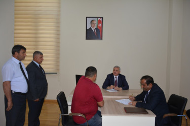 İcra başçısı tərəfindən növbəti dəfə vətəndaşların müraciətləri dinlənilib