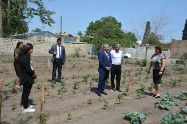 Rayon rəhbəri Tərtər Peşə məktəbinin əsaslı təmiri ilə tanış olub