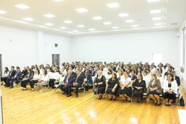 Tərtər rayonunda "2025–2026-cı tədris ilinin yekunları və yeni tədris ilində qarşıda duran hədəflər" mövzusunda sentyabr konfransı keçirilib.