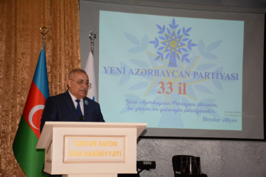 “Konstitusiya və Suverenlik İli-2025“:“Yeni Azərbaycan Partiyası müstəqil Azərbaycan dövlətinin əsas dayaqlarından biridir ”