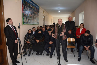 Rayon rəhbərinin növbəti səyyar-qəbul görüşü Hüsənli kəndində keçirilib