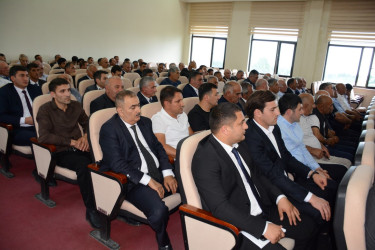 Сəzaçəkmə müəssisələrindən azad olunmuş şəxslərin cəmiyyətə inteqrasiyası və sosial adaptasiyası mövzusunda tədbir keçirilib.
