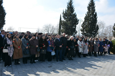 Tərtərdə Xocalı soyqırımının 32-ci ildönümü qeyd olunub