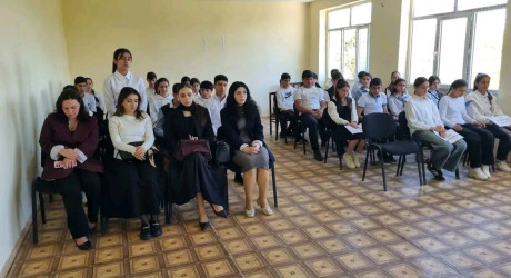 Tərtərdə şagirdlərlə maarifləndirici görüşlər keçirilib