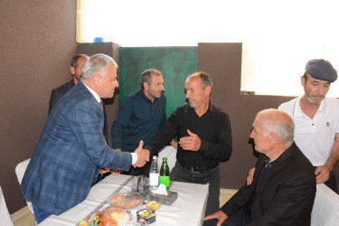 Rayon rəhbəri Birinci Qarabağ müharibəsi əlilinin atası, kənd ağsaqqalı, Qərbi Azərbaycan İcmasının üzvü Çərkəz Nağıyevin yas mərasimində iştrak edib