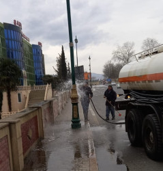 Tərtər şəhəri ərazisində abadlıq və təmizlik aksiyası davam etdirilir
