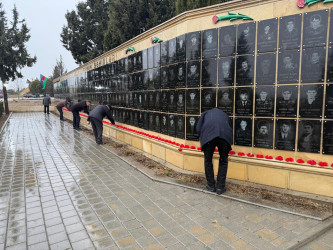 Tərtərdə 20 Yanvar faciəsinin 36-cı ildönümü ilə əlaqədar olaraq hazırlıq işləri görülür