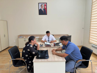 Tərtər Rayon İcra Hakimiyyətində mütəmadi olaraq vətəndaşların müraciətləri dinlənilir