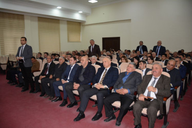 Tərtərdə pambıqçılıq sahəsində mövcud vəziyyət və qarşıda duran vəzifələr müzakirə edilib