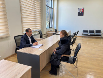 Tərtər Rayon İcra Hakimiyyətində mütəmadi olaraq vətəndaşların müraciətləri dinlənilir