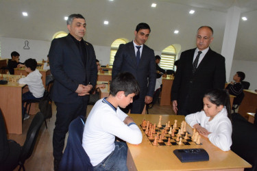Ümummilli Lider  Heydər Əliyevin 103-cü ildönümünə həsr edilmiş məktəblilər arasında şahmat üzrə rayon turniri keçirilib