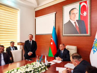 Tərtərdə “Şəhərsalma və Memarlıq İli” çərçivəsində partiya fəalları və veteranlarla görüş keçirilib