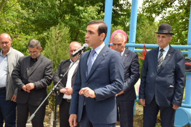 Qurban bayramı münasibətilə Kəngərli kəndində 100-ə yaxın ailəyə texniki su xətti çəkilib