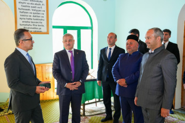 Dövlət Komitəsinin Sədri Tərtərdə Məscidləri ziyarət edib