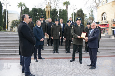 Tərtərdə Səfərbərlik və Hərbi Xidmətə Çağırış üzrə Dövlət Xidmətinin yaradılmasının 14-cü ildönümü münasibətilə tədbir keçirilib