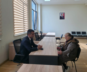 Tərtər Rayon İcra Hakimiyyətində mütəmadi olaraq vətəndaşların müraciətləri dinlənilir