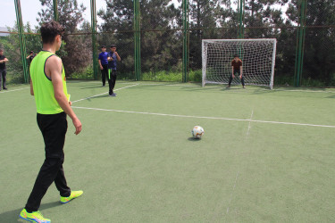 Tərtərdə Ulu Öndər Heydər Əliyevin xatirəsinə həsr edilmiş minifutbol turnirinə start verilib