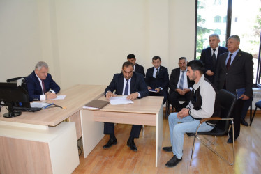 Rayon rəhbəri tərəfindən növbəti dəfə vətəndaşların müraciətləri dinlənilib