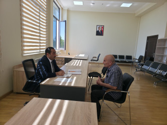 Tərtər Rayon İcra Hakimiyyətində mütəmadi olaraq vətəndaşların müraciətləri dinlənilir