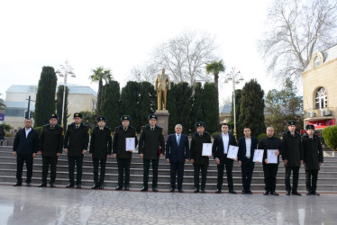 Tərtərdə Səfərbərlik və Hərbi Xidmətə Çağırış üzrə Dövlət Xidmətinin yaradılmasının 14-cü ildönümü münasibətilə tədbir keçirilib
