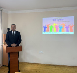 “İnsan Hüquqları Aylığı” çərçivəsində Tərtər Peşə Məktəbində maarifləndirici tədbir keçirilib
