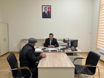 Tərtər Rayon İcra Hakimiyyətində mütəmadi olaraq vətəndaşların müraciətləri dinlənilir